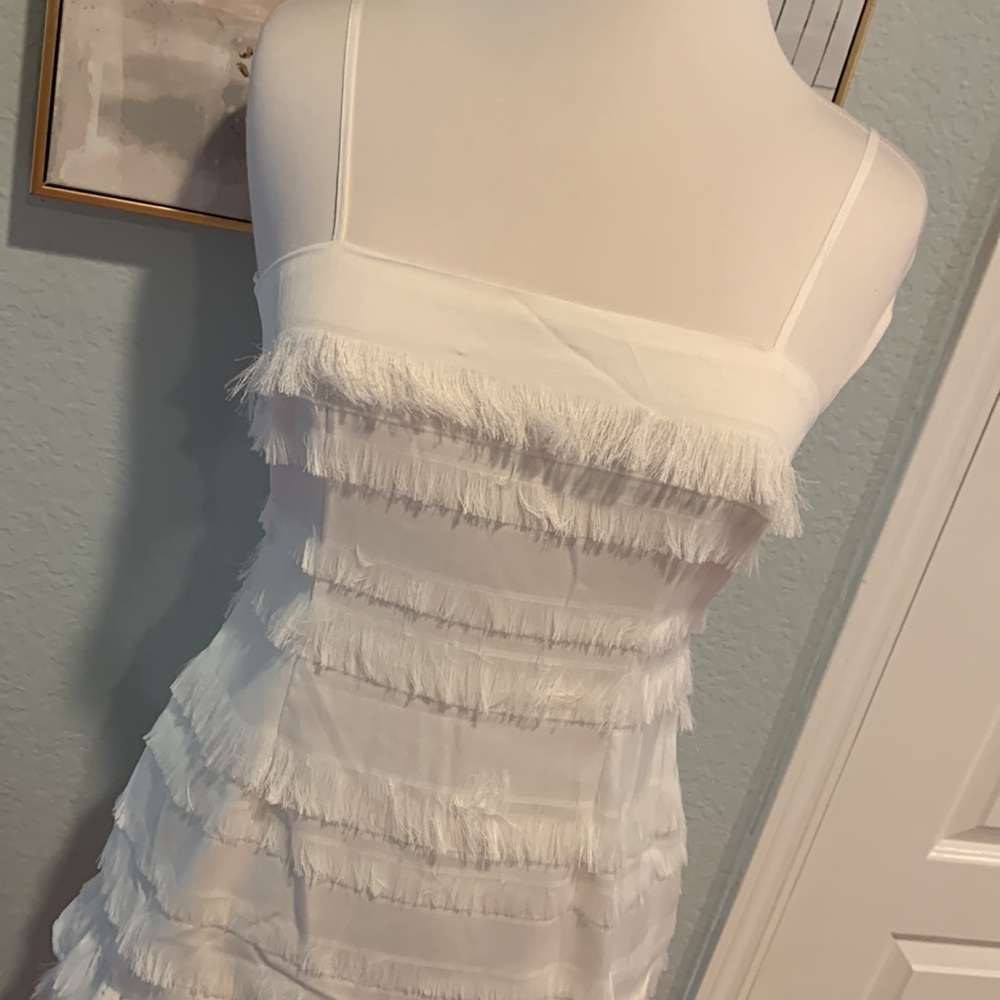 Princess Polly White Ruffle Dress - Picture 2 of 11